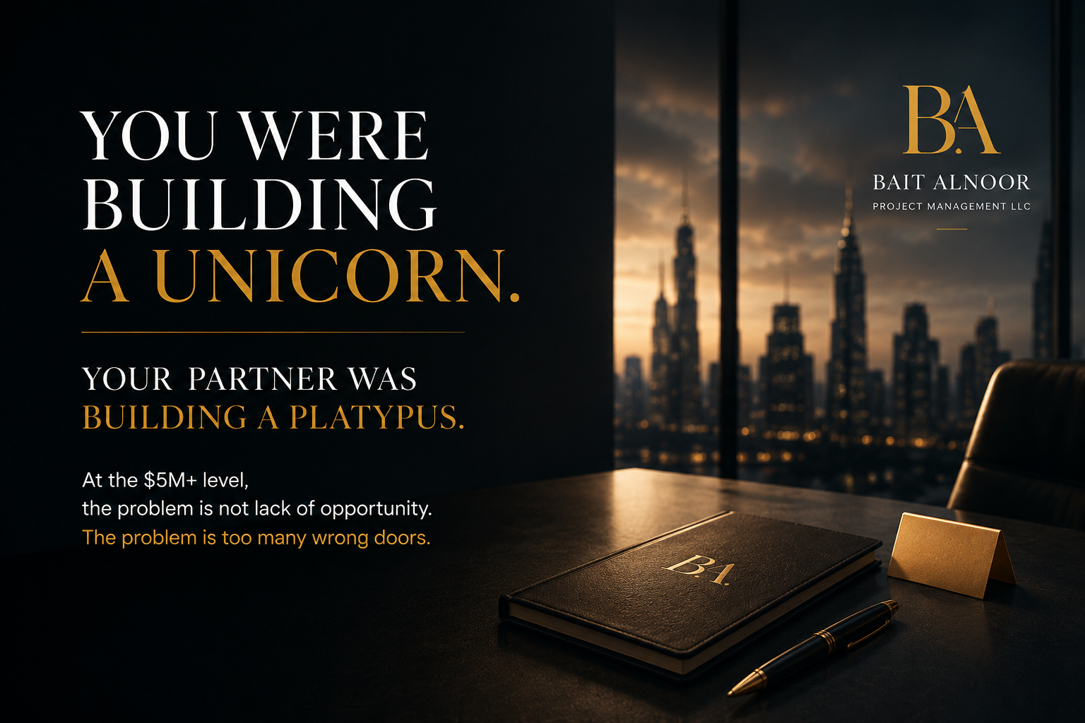 You Were Building a Unicorn. Your Partner Was Building Something Else.