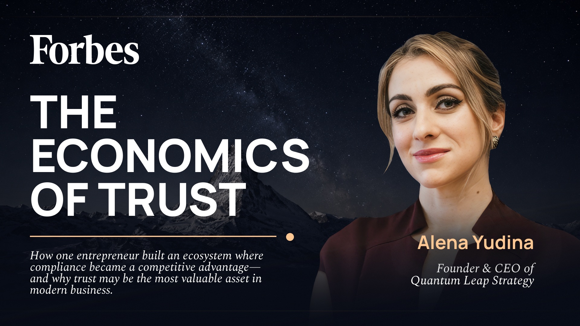 Alena Yudina: The Economics of Trust